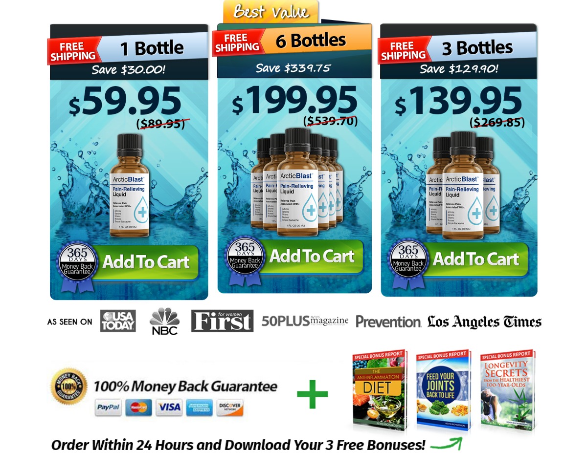 Buy ArcticBlast Special Offer get Free 3bonuses